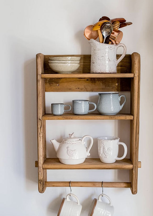 Solid Wood Rustic Wall Shelves