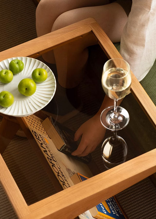 Mira Rattan Side Table