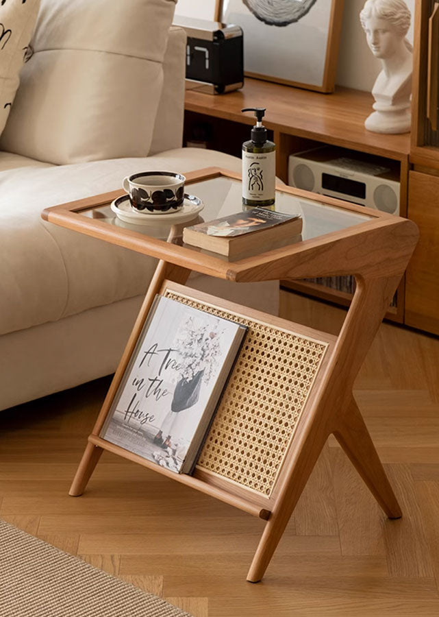 Mira Rattan Side Table