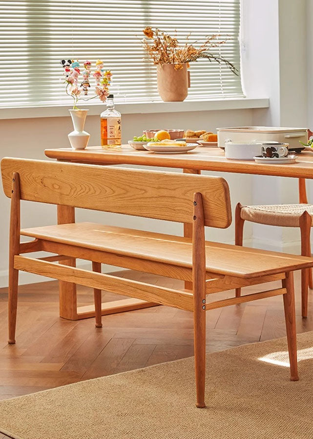 Kemi Bench with Backrest