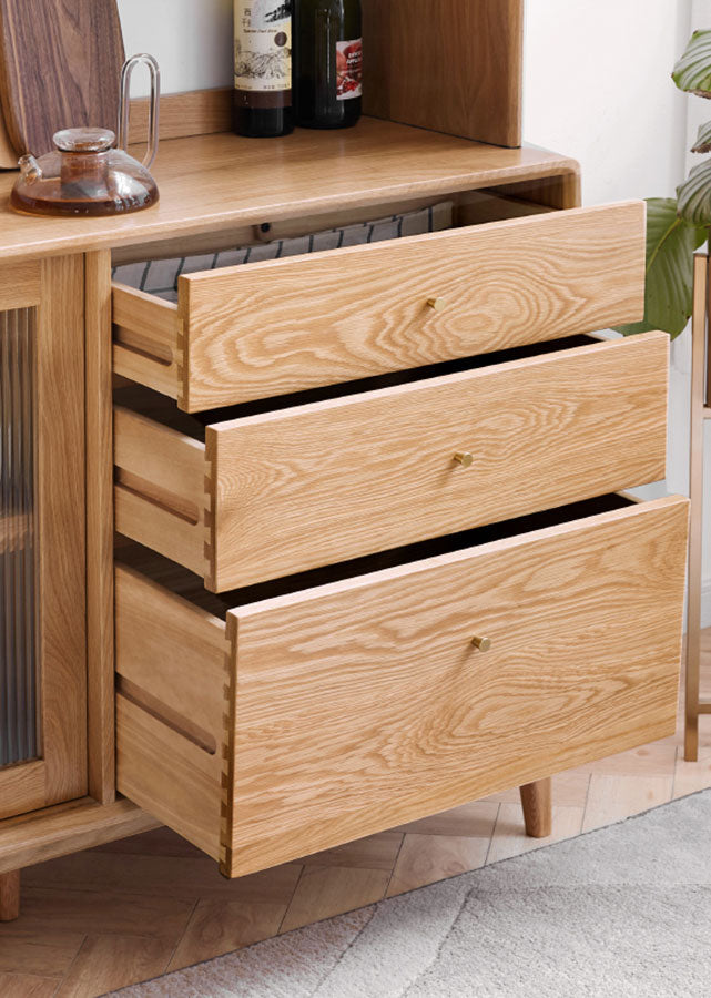 Bailey Solid Wood Sideboard with Cabinet