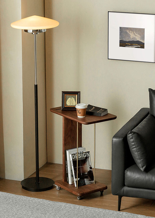 Velo Side Table with Wheels