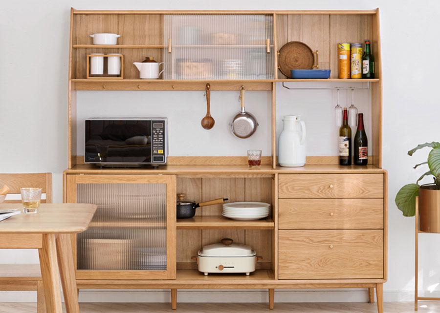 Bailey Solid Wood Sideboard with Cabinet