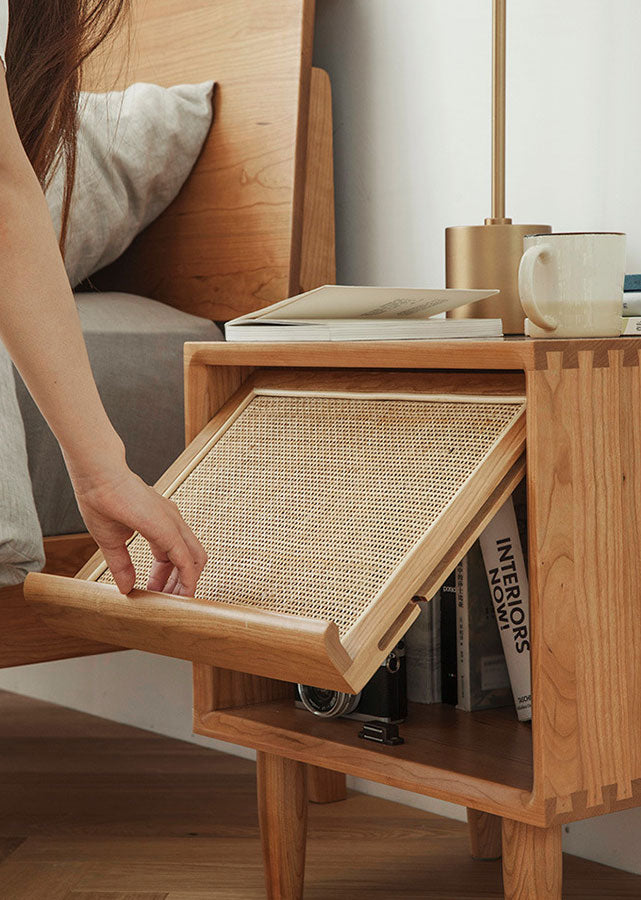 Reno Rattan Nightstand