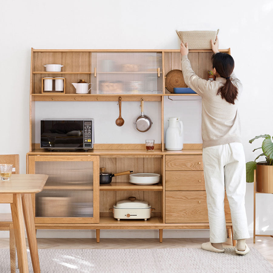 Bailey Solid Wood Sideboard with Cabinet