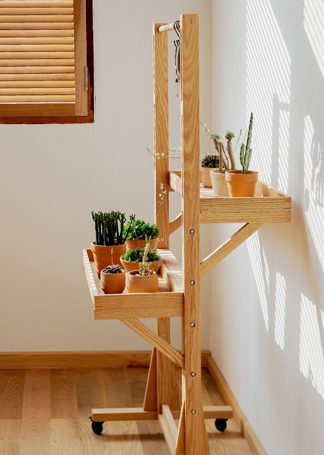 Floro Rolling Plant Rack