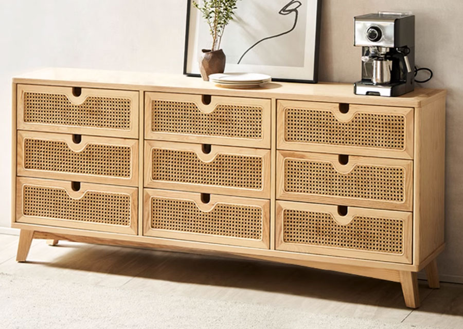 Canna Rattan Chest