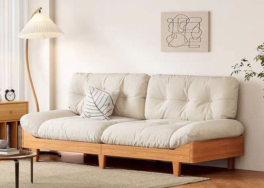 Cloud Solid Wood Sofa