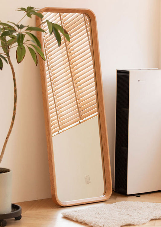 Classic Rounded Solid Wood Mirror