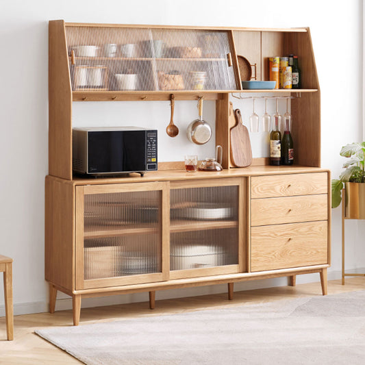 Bailey Solid Wood Sideboard with Cabinet