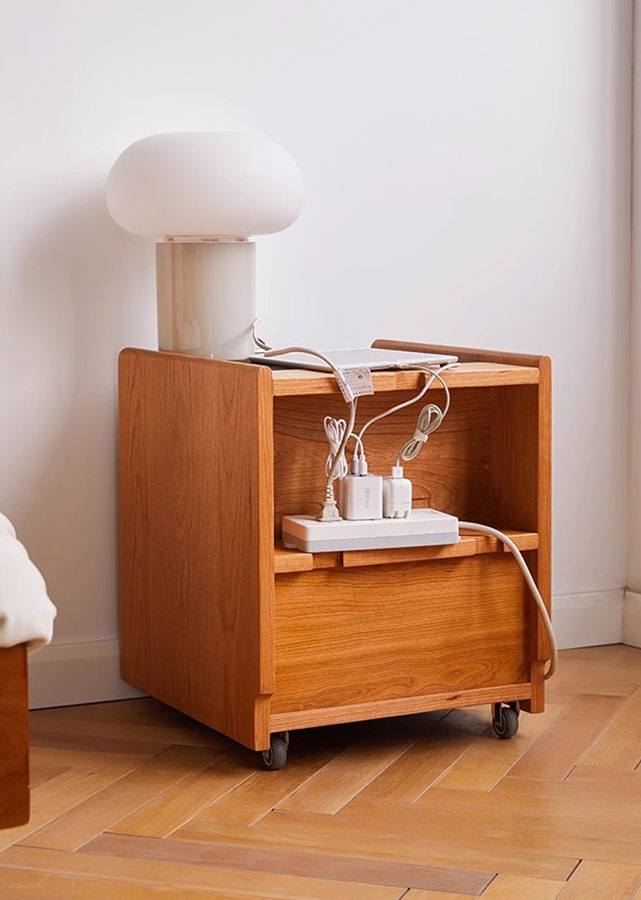 Roux Rolling Nightstand