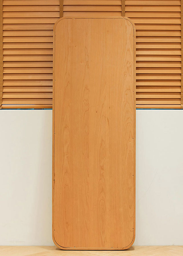 Classic Rounded Solid Wood Mirror