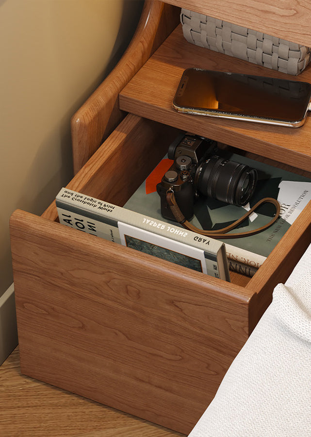 Rollo Nightstand with Wheels