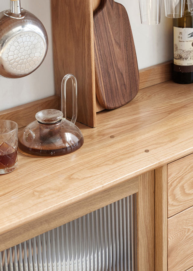 Bailey Solid Wood Sideboard with Cabinet