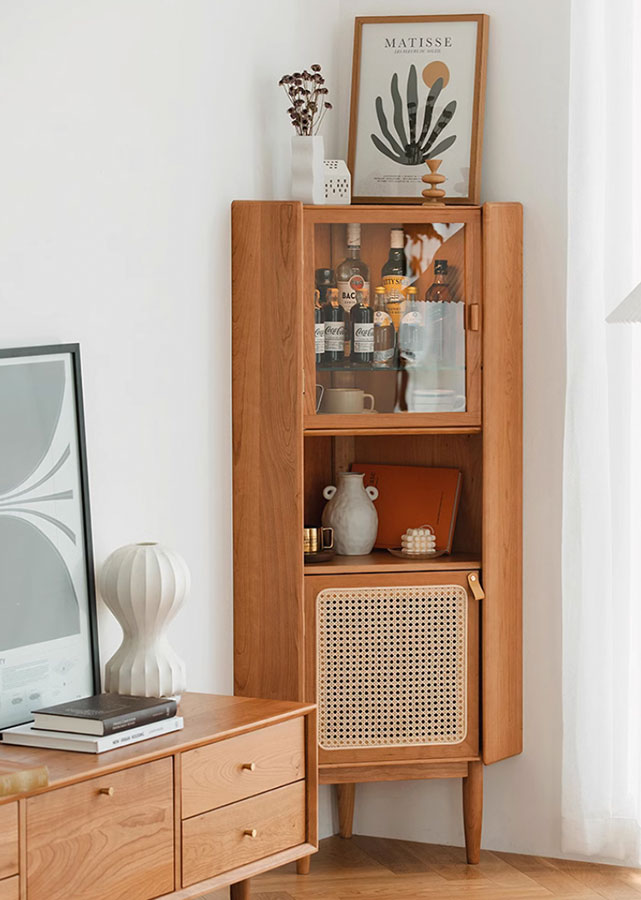 Roues Corner Cabinet