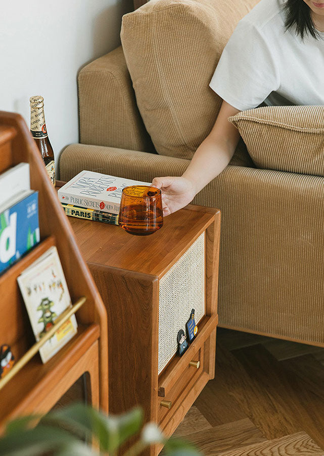 Reno Rattan Nightstand