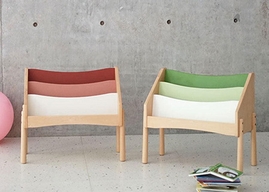 Etage Solid Wood Book Rack